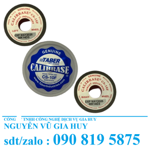 Đá mài Taber CS-10F (2 viên tròn) - Kiểm tra độ bền vật liệu chuẩn