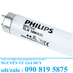 Bóng đèn TL83 cho tủ so màu Philips TL-D 18W/830