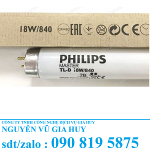 Bóng Đèn TL84 Cho Tủ So Màu Philips TL-D 18W/840