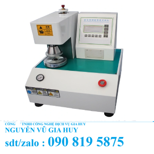 Máy đo độ bục của giấy carton và bao bì giấy