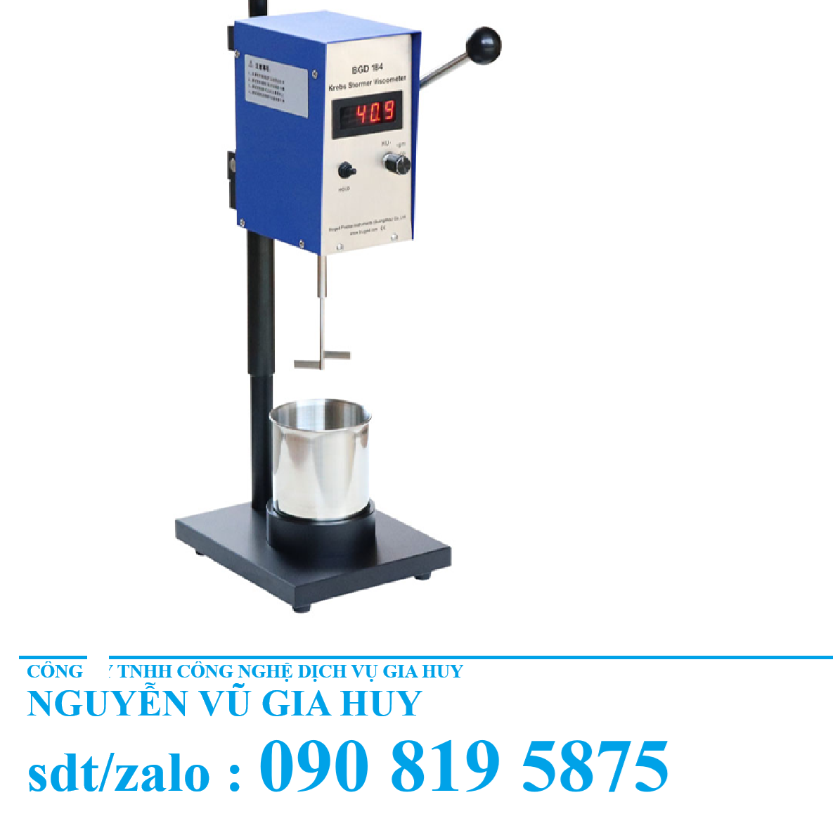 Máy Đo Độ Nhớt Sơn BGD 184 (Krebs Stormer Viscometer) – Giải Pháp Chính Xác Cho Ngành Sơn Phủ